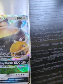 Snorlax GX SM05 Black Star Promo Holo Pokemon Card - Image 2
