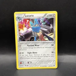 Pokemon TCG Lucario 63/124 Fates Collide Holo - Image 1