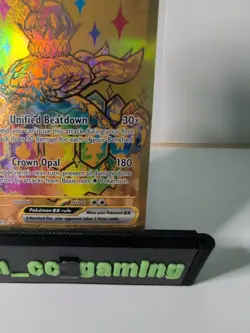 Pokemon Terapagos EX Prismatic Evolutions 180/131 Hyper Rare Gold Pack Fresh NM - Image 5