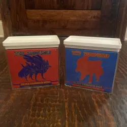 Pokemon Sword and Shield ETB Elite Trainer Boxes - SET - Unopened - With Cases - Image 1