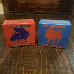 Pokemon Sword and Shield ETB Elite Trainer Boxes - SET - Unopened - With Cases - Image 2