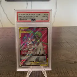 Gardevoir/Sylveon Gx 2019 Pokemon Sun & Moon Unbroken Bonds 130/214 PSA 8 - Image 1