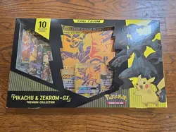 Nintendo Pokemon TCG Pikachu and Zekrom-GX Tag Team Premium Collection 820650809910 - Image 1