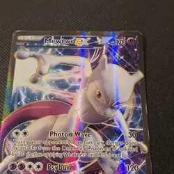 Pokemon Mewtwo EX Full Art Holo Promo XY125 2016 - HP- Damaged - Image 3