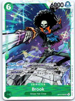 Brook OP15-032 Super Rare Adventure on Kami's Island One Piece Foil NM - Image 1
