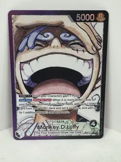 One Piece Monkey.D.Luffy OP09-061 Emperors in the New World Leader Foil 5000 Pa… - Image 1