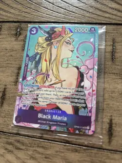 Black Maria (Illustration Box Vol.2) OP08-074 One Piece Promo Sealed - Image 2
