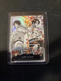 ONE PIECE Luffy & Ace (Parallel) ST30-001 Starter Deck EX: Luffy & Ace Foil - Image 1