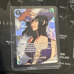 Bandai One Piece CCG Ms. All Sunday OP04-064 SR Alt Art Holo English 8000 - Image 3