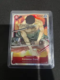 Roronoa Zoro ST01-013 Super Pre-Release Starter Deck 1: Straw Hat Crew Foil - Image 2