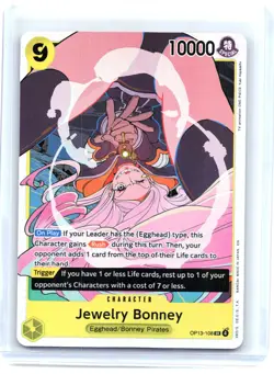 2025 One Piece—Jewelry Bonney #OP13-108 Carrying On His Will—Super Rare Holo - Image 1