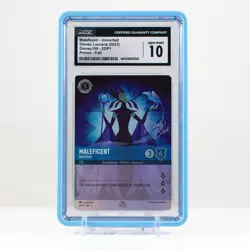 Disney Lorcana Maleficent #22 Promo Foil Disney100 2023 - CGC 10 Gem Mint - Image 1