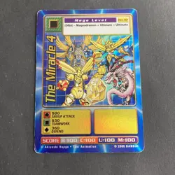 Digimon the Movie (2000) The Miracle 4 DM-02 Holo Promo TCG Digi Battle Card LP - Image 1