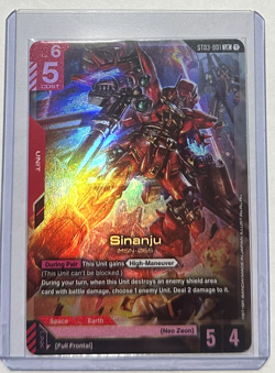 Sinanju Foil - ST03-001 NM - Gundam TCG Card Game - Image 1