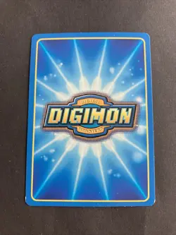 MetalGreymon DW-01 1999 Rare Holo Digimon Card Playstation Promo Bandai LP Foil - Image 2