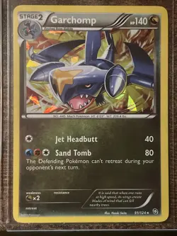 Garchomp (91/124) Dragon Exalted - Exclusive - Cracked Ice Holo - Pokemon READ - Image 1