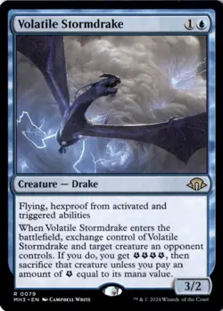Volatile Stormdrake Modern Horizons 3 79 NM MTG - Image 1