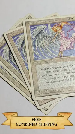4x Divine Transformation MTG Core Set 4th Edition Regular - Image 1