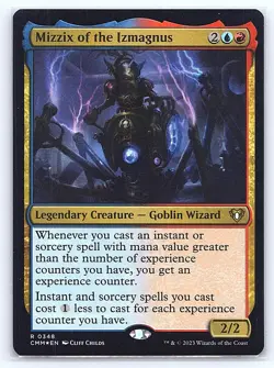 Mizzix of the Izmagnus 348 Rare Commander Masters Magic: The Gathering Foil LP - Image 1
