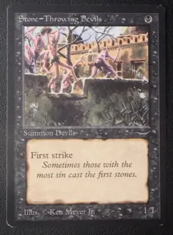 MTG Magic Arabian Nights Stone Devils Lightly Played. - Image 1