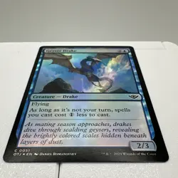 Geyser Drake Outlaws of Thunder Junction Foil - Image 3