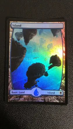 Island (234) - Full Art Zendikar Foil LP - Image 2