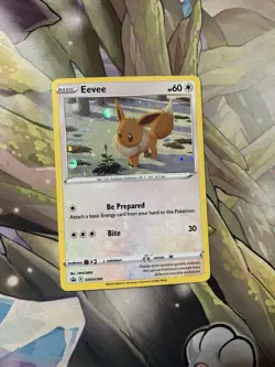Pokemon Eevee SWSH190 Sword & Shield Black Star Promo Holo NM - Image 1