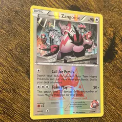🔥Team Magma's Zangoose #22/34 Reverse HOLO 🔥Pokemon Double Crisis 2015 - Image 4