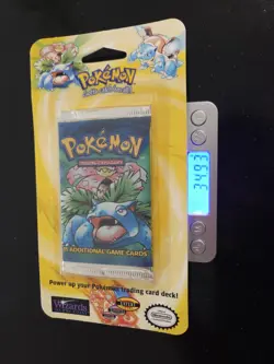 1999 SEALED Pokemon Base Set Booster Blister packs - Art Set x3 (HEAVY WEIGHTS) - Image 4