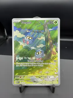 Pokemon SV 151 Tangela 178/165 Illustration Rare Holo English HP 80 Basic Kato - Image 1