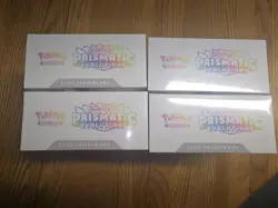 Pokemon TCG Prismatic Evolutions Elite Trainer Box ETBs Sealed x4 - Image 3