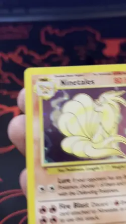 Pokemon Ninetales Base Set Holo Rare 12/102 Heavy Play1 - Image 2