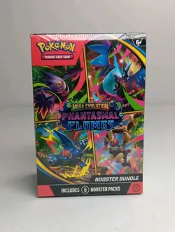 Pokemon TCG Phantasmal Flames Booster Bundle Sealed New Fast Shipping - Image 1
