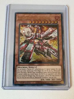 YuGiOh! AMDE-EN007 Rescue-Ace Turbulence 1st Edition Ultra Rare NM - Image 1