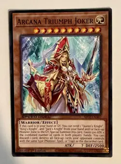 1x Yu-Gi-Oh! Arcana Triumph Joker - SBC2-ENA07 - Common - 1st Edition - NM - Image 1