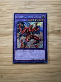 YuGiOh LDS3-EN104 Elemental Hero Sunrise Secret Rare NM ✨ - Image 1