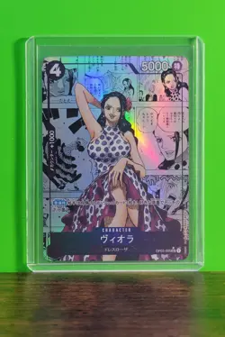 VIOLA One Piece Waifu Goddess Prismatic Refractor Manga Card CUSTOM MADE - Image 1
