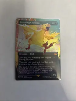 Traveling Chocobo (Borderless) Final Fantasy Foil - Image 1