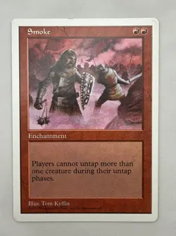 Smoke x1 MTG Fifth 5th Edition 1x Magic Good Moderate Play MP - Image 1