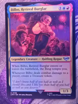 Bilbo, Retired Burglar 196: The Lord of the Rings: Magic: The Gathering Foil NM - Image 1