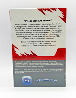 Pokemon Destined Rivals Booster Bundle Sealed 6 Booster Packs - Image 2