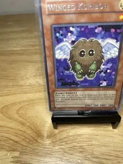 Winged Kuriboh TLM-EN005 Super Rare Heavy Played & DPI-EN005 Rare LP Yugioh Card - Image 3