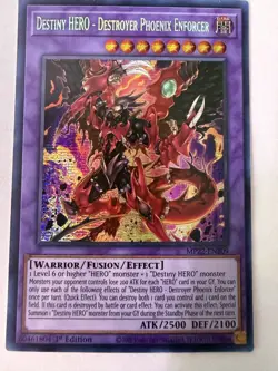 Yu-Gi-Oh! - Destiny HERO - Destroyer Phoenix Enforcer - Prismatic Secret - 1st - - Image 1