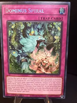 Dominus Spiral Dood-en079 1st Edition Secret Rare NM Yu-Gi-Oh TCG - Image 1