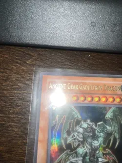 YUGIOH ANCIENT GEAR GADJILTRON DRAGON ULTRA RARE SD10-EN001 1ST ED NM - Image 2
