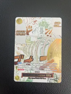 Gum-Gum Golden Rifle Alternate Art OP15-116 Adventure on Kami's Island One Piece - Image 1