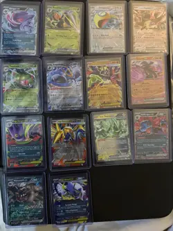 Pokemon Card Lot 30 Cards Mega ex, Gengar ex, Garchomp ex, Full Art IR Rare - Image 2