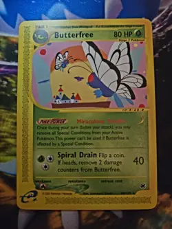 Butterfree - EX: Expedition (38/165) WotC e-Reader Rare Pokemon Card LP - Image 1