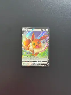 Eevee V SWSH065 Black Star Promo Holo Pokemon Card Sword & Shield - Image 1