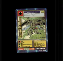 DIGIMON CARD GAME 1999 Bandai HerculesKabuterimon FOIL HOLO RARE 1st edition - Image 1